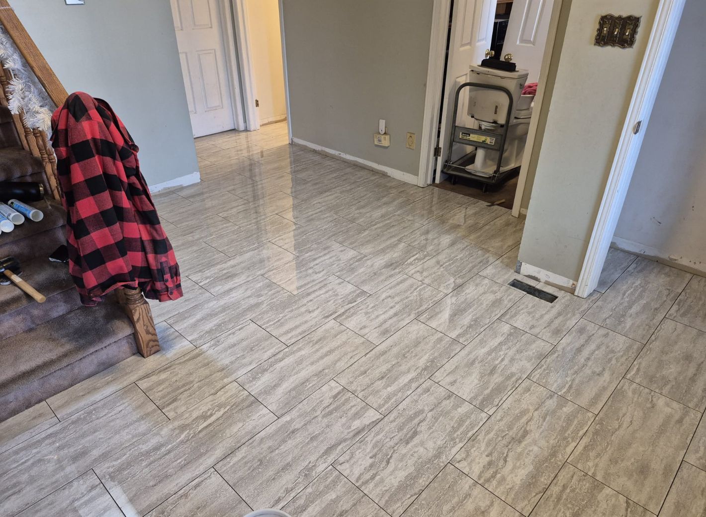 Tiles replacement